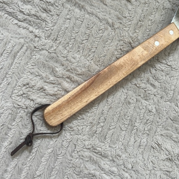 Jewel Osco bbq grill spatula tool bottle opener wooden handle  New - Picture 6 of 16
